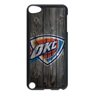 Oklahoma City Thunder Wood Basketball team logo Hard Protective Case for Ipod Touch 5 Electronics