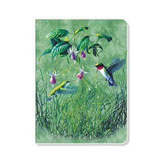 ECOeverywhere Hummingbirds and Fuchsia Journal, 160 Pages, 7.625 x 5.625 Inches, Multicolored (jr63027)  Hardcover Executive Notebooks 
