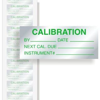 Calibration Instrument, Aluminum Foil, 350 Labels / Pack, 1.5" x 0.625"  All Purpose Labels 