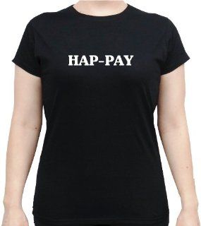 Hap pay Junior Fit Black T shirt Size Large  Other Products  
