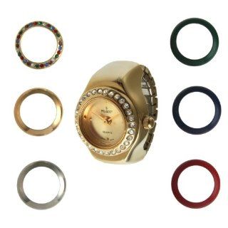 Peugeot Women's 626 Gold tone Interchangeable Bezel Expansion Ring Watch at  Women's Watch store.