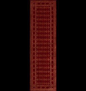 Nourison Cosmopolitan Rug Collection CS94 Burgundy 2'3" x 8' Rug Runner   Area Rugs