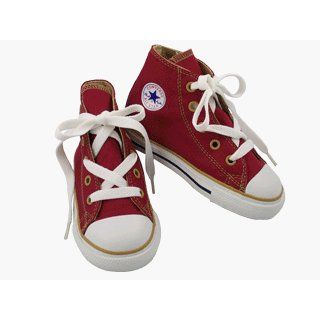 Converse All Star Chuck Taylor Kids Hi Top Shoes Sneakers Red Gold, Toddler Size 5 Fashion Sneakers Shoes