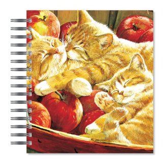 ECOeverywhere Apples Picture Photo Album, 18 Pages, Holds 72 Photos, 7.75 x 8.75 Inches, Multicolored (PA90121)  Wirebound Notebooks 