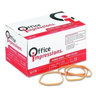 Office Impressions Rubber Bands, Size 33, 0.125 x 3.5 Inches, 630 Per 1 lb Pack (82176) 