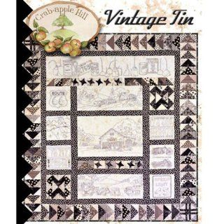 Crabapple Hill VINTAGE TIN Stitchery Quilt Pattern
