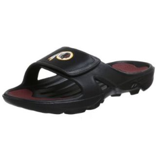 Reebok Men's NFL Redskins Z Slide, Black/Burgundy, 10 M Sandals Shoes