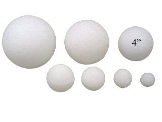 4" Styrofoam Arts & Crafts Balls (12 Pack)