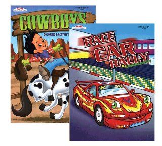 KAPPA Race Cars & Cowboys Coloring & Activity Book case pack 48 Toys & Games