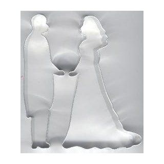 Bride And Groom Metal Cookie Cutter Set Kitchen & Dining