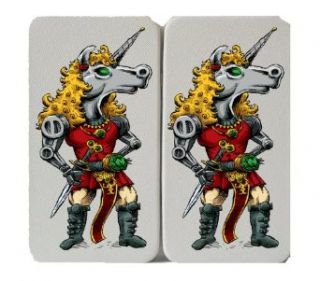 Medieval Golden Maned Unicorn Knight   Taiga Hinge Wallet Clutch Clothing