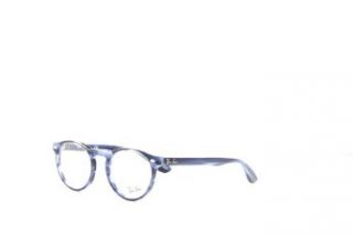 New Ray Ban RB RX 5283 5141 Striped Blue Frame Plastic Eyeglasses Clothing