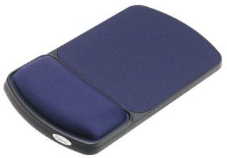 Fellowes Gel Wrist Rest and Mouse Rest, Sapphire/Black (98741) Electronics