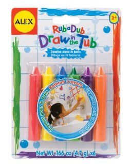 ALEX Toys   Bathtime Fun Draw In The Tub Crayons (6) 639R Toys & Games
