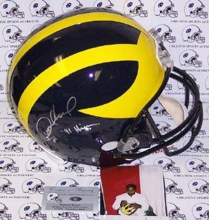 Desmond Howard   Full Size Riddell Football Helmet   Michigan Wolverines  Sports Related Collectibles  Sports & Outdoors
