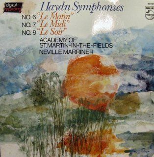 Haydn Symphonies No. 6 "Le Matin"; No. 7 "Le Midi"; No. 8 "Le Soir" Music