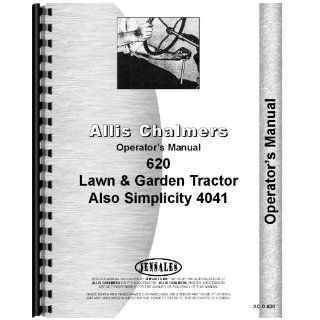 Allis Chalmers 620 Tractor Operators Manual Jensales Ag Products Books