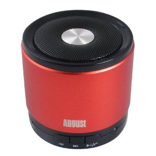 August MS425 Portable Bluetooth Wireless Speaker with Microphone   Powerful Wireless Speaker and Cell Phone Hands Free Kit   Compatible with iPhones, Samsung, Galaxy,Nokia, HTC, Blackberry, Google, LG, Nexus, iPad, Tablets, Mobile Phones, Smartphones, PC&#