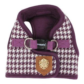 Authentic Puppia Luxurious Prestige Vest Harness B, Purple, Medium  Pet Halter Harnesses 