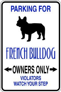 Design With Vinyl Design 643 Parking for French Bulldog Vinyl 9 X 18 Wall Decal Sticker   Power Polishing Tools  