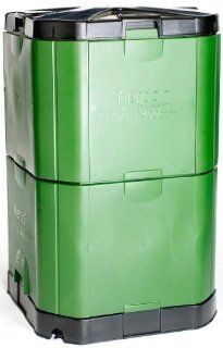 Exaco Trading Aerobin 400 Insulated Composter and Self Aeration System  Composting Bins  Patio, Lawn & Garden
