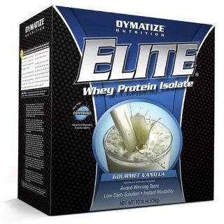 Dymatize Nutrition Elite Whey Protein Isolate, Gourmet Vanilla, 10 Pound Health & Personal Care