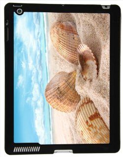 Rikki KnightTM Seashells in Sand on Beach iPad Smart Case for Apple iPad® 2   Apple iPad® 3   Apple iPad® 4th Generation   Ultra thin smart cover with Magnetic support for Apple iPad Computers & Accessories