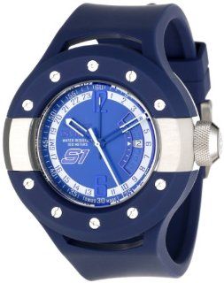 Invicta Men's 1365 S1 Rally GMT Dark Blue Dial Dark Blue Polyurethane Watch Invicta Watches