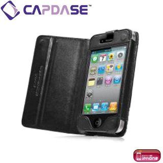 CAPDASE High Quality Leather Case For IPHONE 4 4G OS Protective Case Bi Fold Cell Phones & Accessories