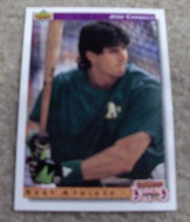 1992 Upper Deck Jose Canseco # 649 MLB Baseball Best Athlete Card 