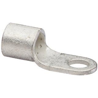 NSI Industries R4 14 Uninsulated Ring Terminal, 4 Wire Size, 1/4" Stud Size, 0.649" Width, 1.311" Length (Pack of 15)