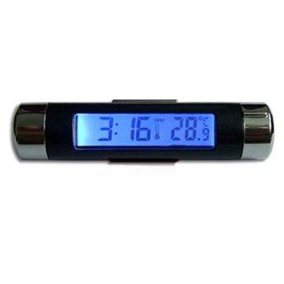 New Luminous Multifunctional Wireless Car Digital Clock Thermometer Black  Outdoor Thermometers  Patio, Lawn & Garden
