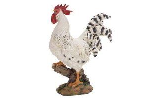 UMA Enterprises 69752 Polystone Decorative Rooster Statue, 10 by 14 Inch  Outdoor Statues  Patio, Lawn & Garden