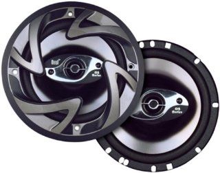 Dual DS653 120 Watt 3 Way 6.5 Inch Coaxial Car Speaker System  Component Vehicle Speaker Systems 