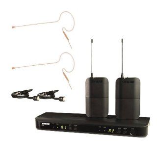 Shure BLX188/CVL/630 Dual Channel Lavalier Wireless System Combo with Mini Headset Musical Instruments