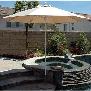 9' Tropishade Commercial Umbrella Constructed with 8 Fiber Glass Ribs and Sunbrella Fabric (631W59)  Patio Umbrellas  Patio, Lawn & Garden