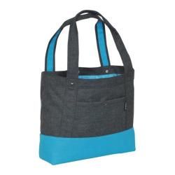 Everest Stylish Tablet Tote Bag Charcoal/blue