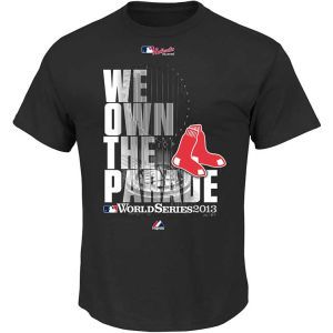 Boston Red Sox Majestic MLB World Series Champ Parade T Shirt 2013