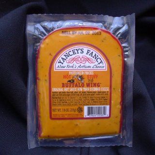 Yancey's Fancy Buffalo Wing New York Cheddar 7.6 oz  Packaged Cheddar Cheeses  Grocery & Gourmet Food
