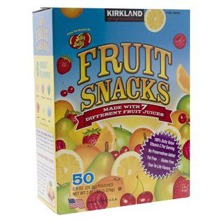 Kirkland Signature Jelly Belly Fruit Snacks 6 Flavors   50 Pouches [Misc.]  Grocery & Gourmet Food