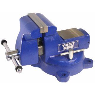 Yost Vises 660 6" Combination Pipe and Bench Mechanics Vise with 360 Degree Swivel Base Bench Vises