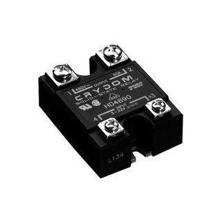 Crydom HD6090 Relay; SSR; Zero Switching; SPST NO; Cur Rtg 90A; Ctrl V 3 32DC; Vol Rtg 48 660AC Electrical Outlet Switches