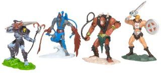 Masters of the Universe 4 pack with He man, skeletor, mer man & stratos 2.75 inch figures Toys & Games