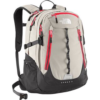 Surge 2 Laptop Backpack Ether Grey/Fiery Red   The North Face Lap