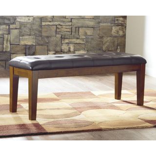 Signature Designs By Ashley Ralene Brown Leatherette Dining Bench