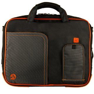 Orange VG Pindar Edition Durable Messenger Shoulder Bag Case for HP 15.6 inch Laptop Models HP 650 / HP 635 / HP 630 / 6570b / 4545s / 4540s / 6565b / 6560b / 4530s / 4535s / 8570p / 8560p / 8560w / 8570w / HP 655 / dv6 7020 us / dv6 7010 us / HP 2000 2a20