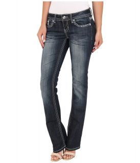 Antique Rivet Juniors Slim Boot Jeans in Graceland Womens Jeans (Black)