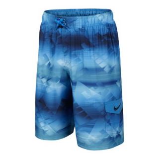 Nike Hyper Color Volley Boys Swim Trunks   Orion Blue