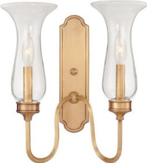 Hudson Valley Lighting 662 AGB Two Light Wall Sconce from the Newport Collection, Aged Brass    