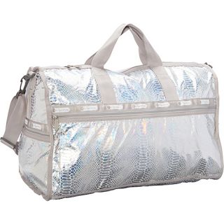 Large Weekender Duffel Bag (Special) Hologram Snake Foil   LeSportsac